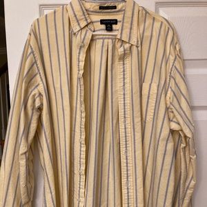 Lands End medium button down dress shirt